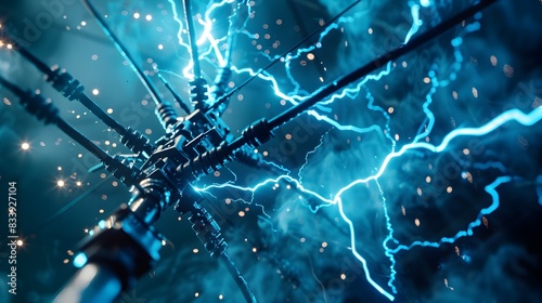 Dynamic Electric Current Flow Through Wires