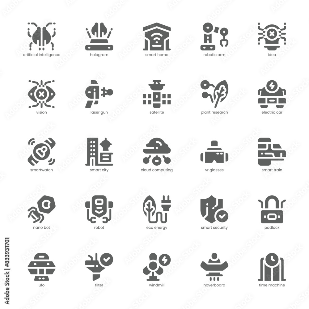 Future Technology icon pack for your website, mobile, presentation, and logo design. Future Technology icon glyph design. Vector graphics illustration and editable stroke. Future Technology icon pack for your website, mobile, presentation, and logo design. Future Technology icon glyph design. Vector graphics illustration and editable stroke.