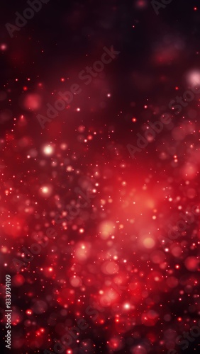 Vibrant Red Glow Background for Tech and Party Themes Generative AI
