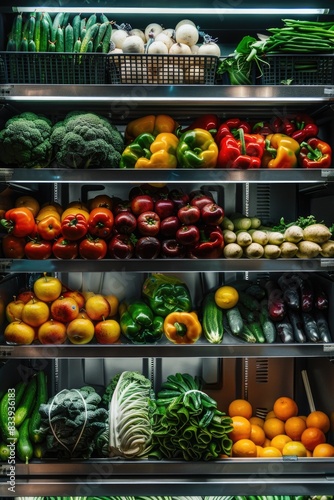 Colorful display of various vegetables on a table