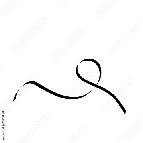 Swirls or scrolls, vintage flourishes, stroke and curls. Swishes, swashes or swoops. Calligraphic line, wedding dividers text and calligraphy ornament ink vector design elements.