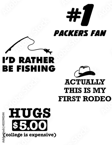 4 Pack Baby Shirt Bib Designs