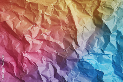 Wallpaper Mural Colored crumpled paper as a background or copy space. Torontodigital.ca