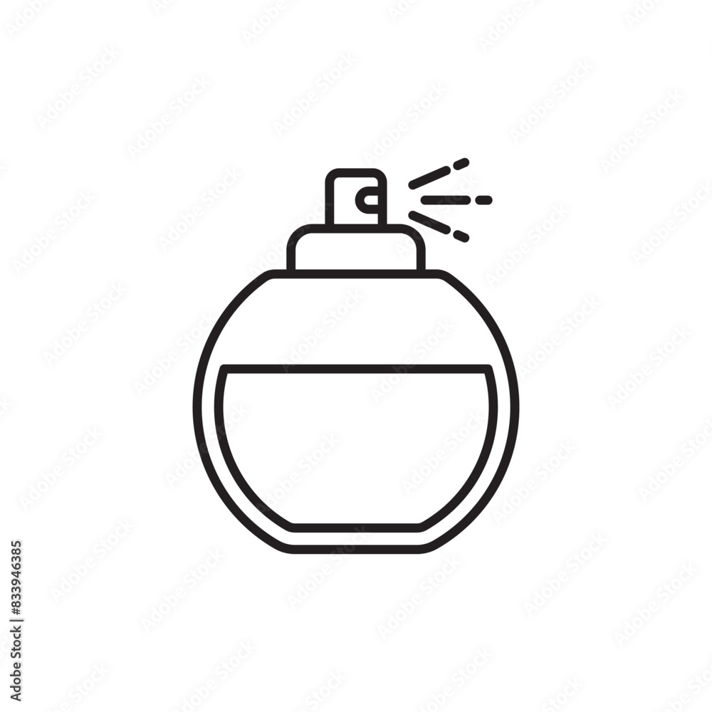 perfume icon design with white background stock illustration perfume icon design with white background stock illustration