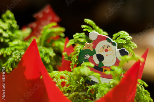 Santa Clause wooden cutout