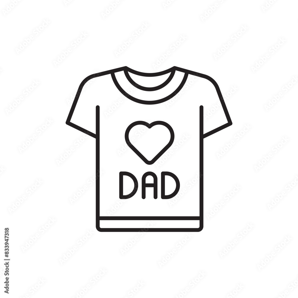 Tshirt icon design with white background stock illustration Tshirt icon design with white background stock illustration