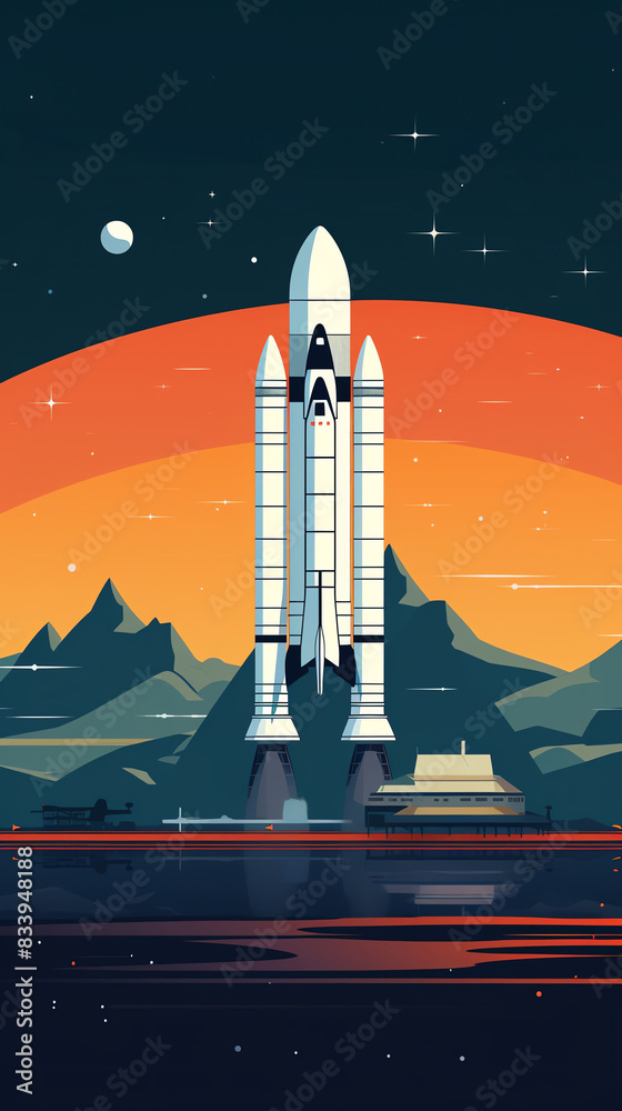 Obraz premium The year is 2042