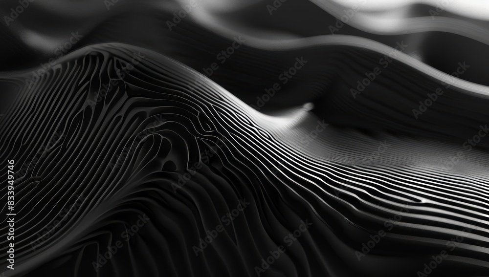 Abstract Black Metallic Waves
Abstract Black Metallic Waves