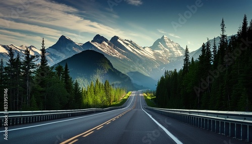 highway mountains canada
