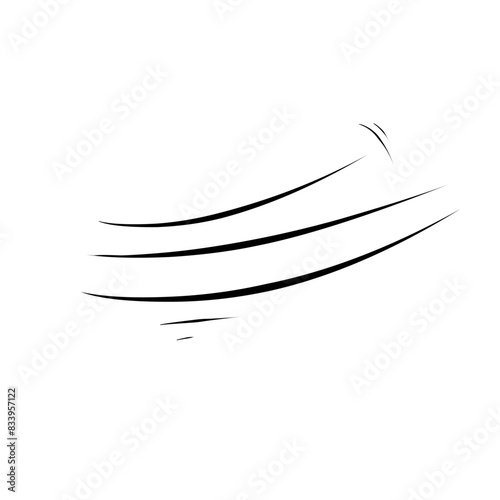 Doodle wind line sketch set. Hand drawn doodle wind motion  air blow  swirl elements. Sketch drawn air blow motion  smoke flow art  abstract line. Isolated vector illustration. Vector Formats