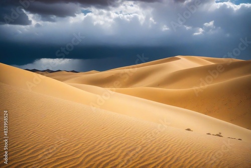 sand dunes in the desert