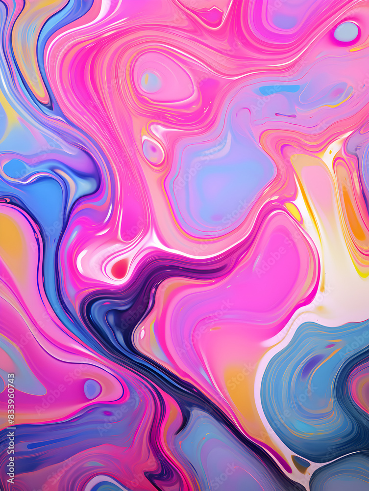 Fototapeta premium Abstract colorful liquid background 
