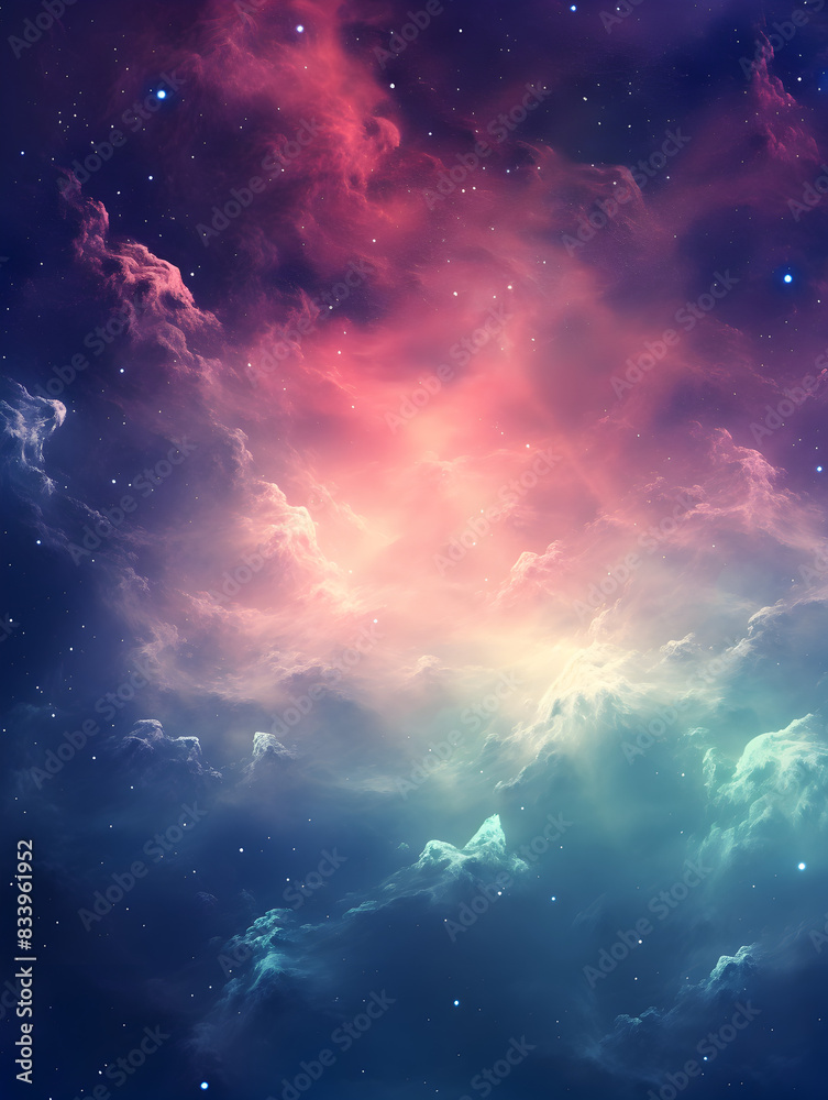 Obraz premium Abstract futuristic galaxy background 
