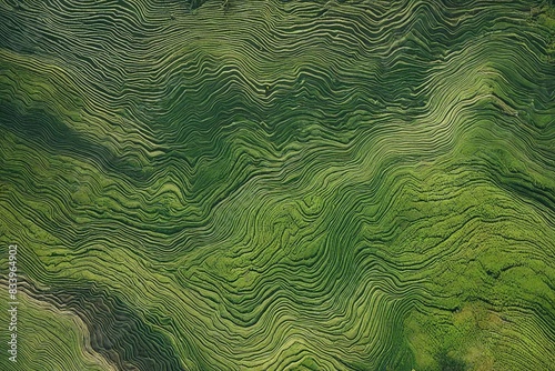 background of green fern