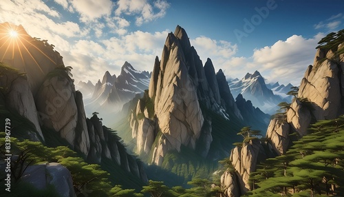 dragons lair rugged grandeur of towering mountains fierce crags and treacherous cliffs