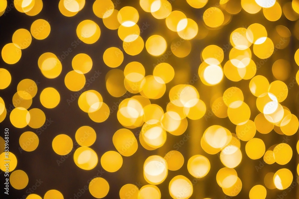 golden christmas lights