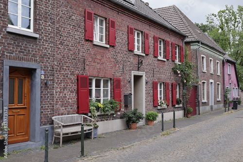 Ein Blick auf die historische Altstadt von Wachtendonk am Niederrhein in Nordrhein-Westfalen photo