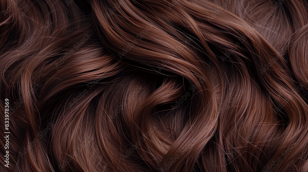 Flowing brown hair background texture