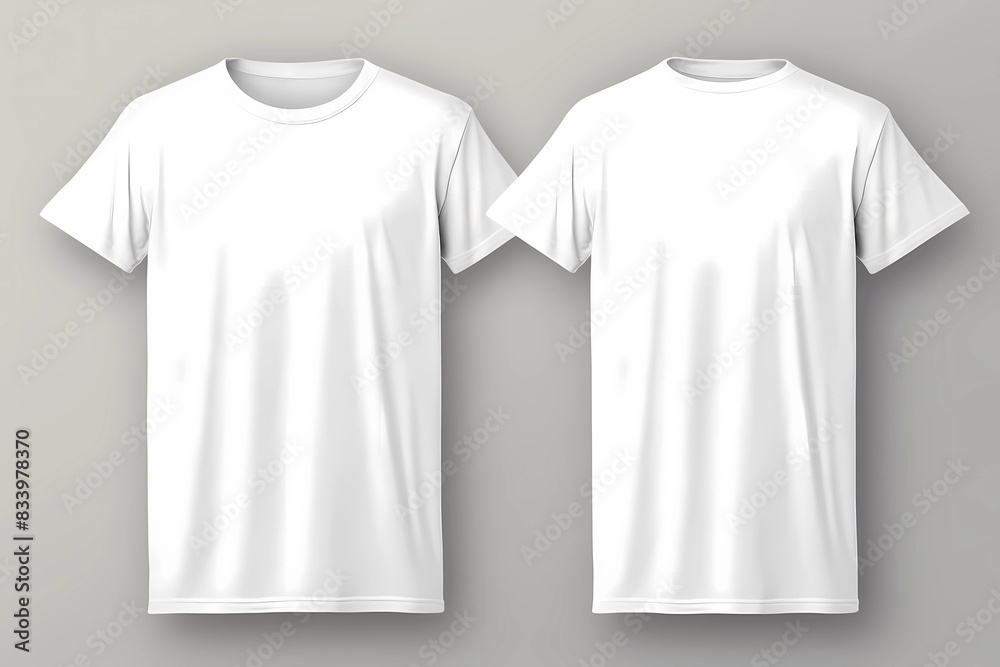 T-shirt mockup. White blank t-shirt front and back views. male clothes wearing clear attractive apparel tshirt models template T-shirt mockup. White blank t-shirt front and back views. male clothes wearing clear attractive apparel tshirt models template