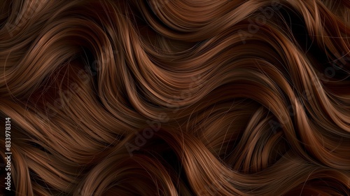 Flowing brown hair background texture