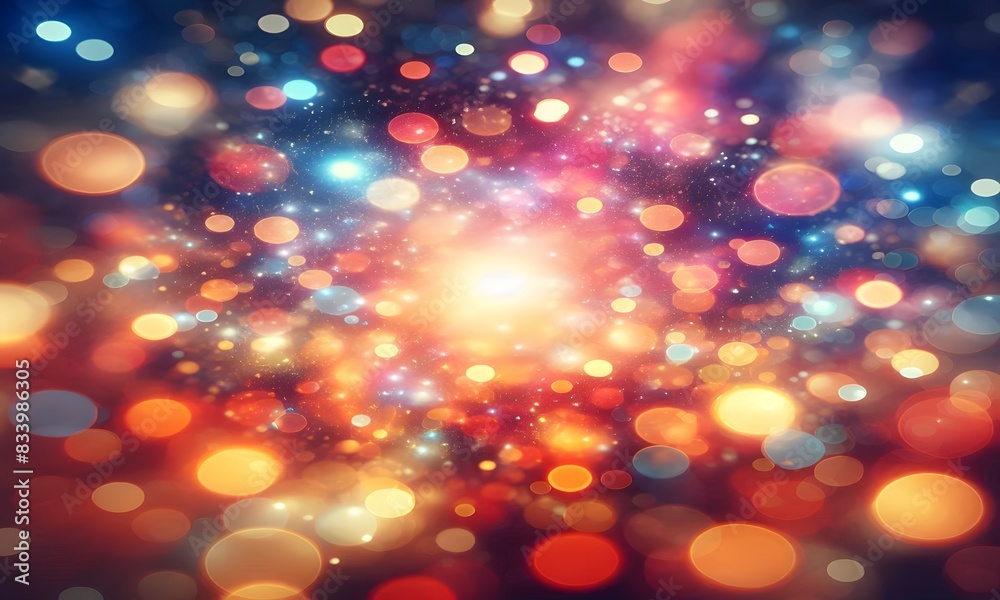 A colorful abstract blurry light background