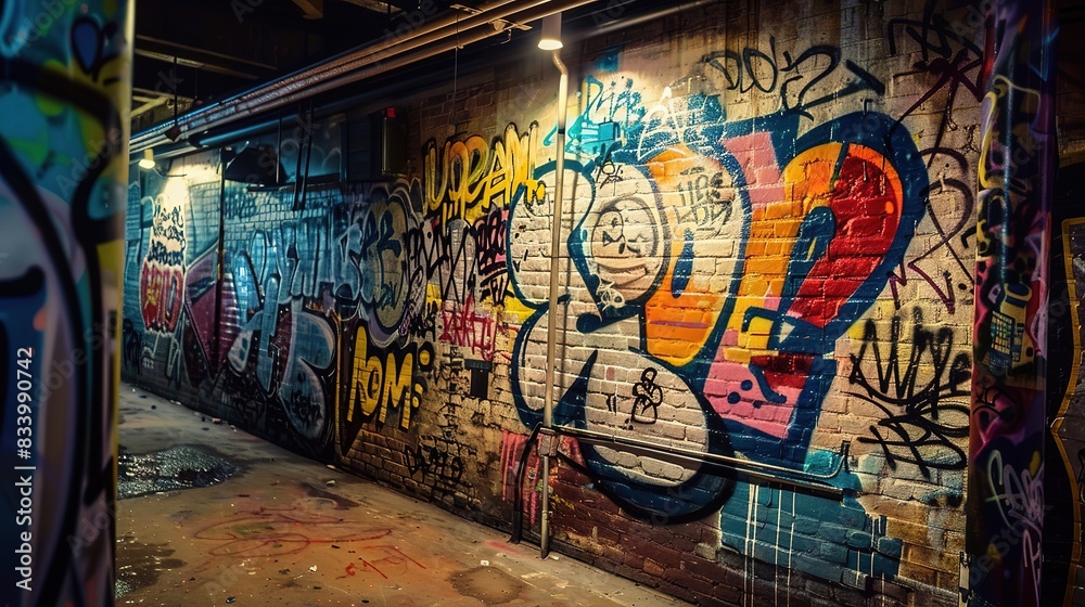 wall of narrow passage full of messy sketch painting, graffiti wall abstract background, Generative Ai not real photo, idea for artistic pop art background backdrop
wall of narrow passage full of messy sketch painting, graffiti wall abstract background, Generative Ai not real photo, idea for artistic pop art background backdrop