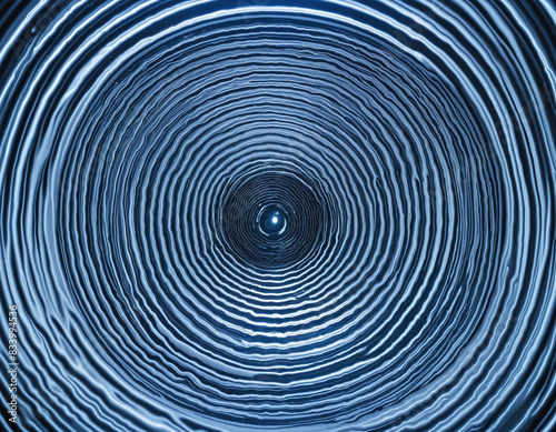 Abstract in blue: A ripple of influence and resonance in the spectrum