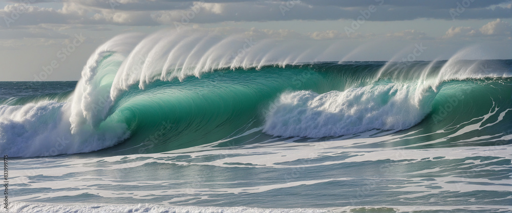 The Powerful Raging Ocean Waves Background The Powerful Raging Ocean Waves Background