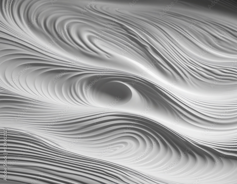 Rhythmic waves of sound and frequency trigger a mesmerizing ripple effect in black and white Rhythmic waves of sound and frequency trigger a mesmerizing ripple effect in black and white