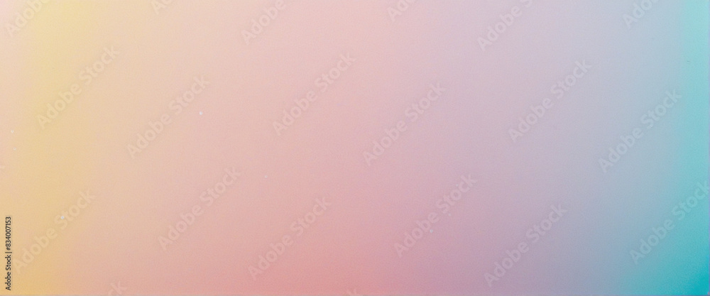 Abstract pastel gradient background with grainy texture in pink, blue, and yellow hues perfect for a retro summer design Abstract pastel gradient background with grainy texture in pink, blue, and yellow hues perfect for a retro summer design