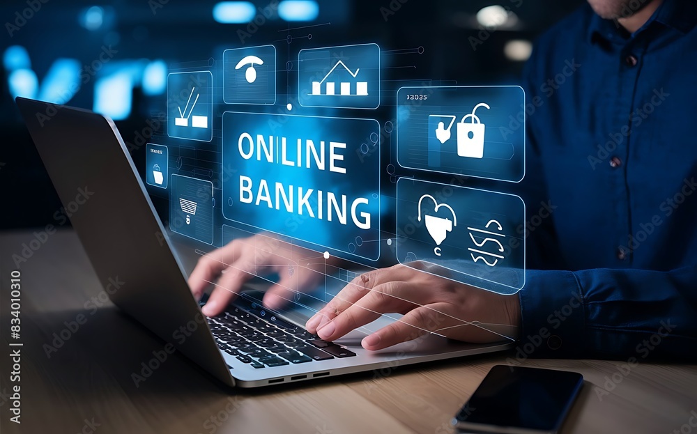 Online Payment Internet Banking Concept Online Payment Internet Banking Concept