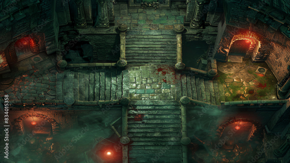 Crypt Battlemap DnD,RPG Map for Dungeons and Dragons,game background,horror adventure background,Ruins underground Crypt Battlemap DnD,RPG Map for Dungeons and Dragons,game background,horror adventure background,Ruins underground