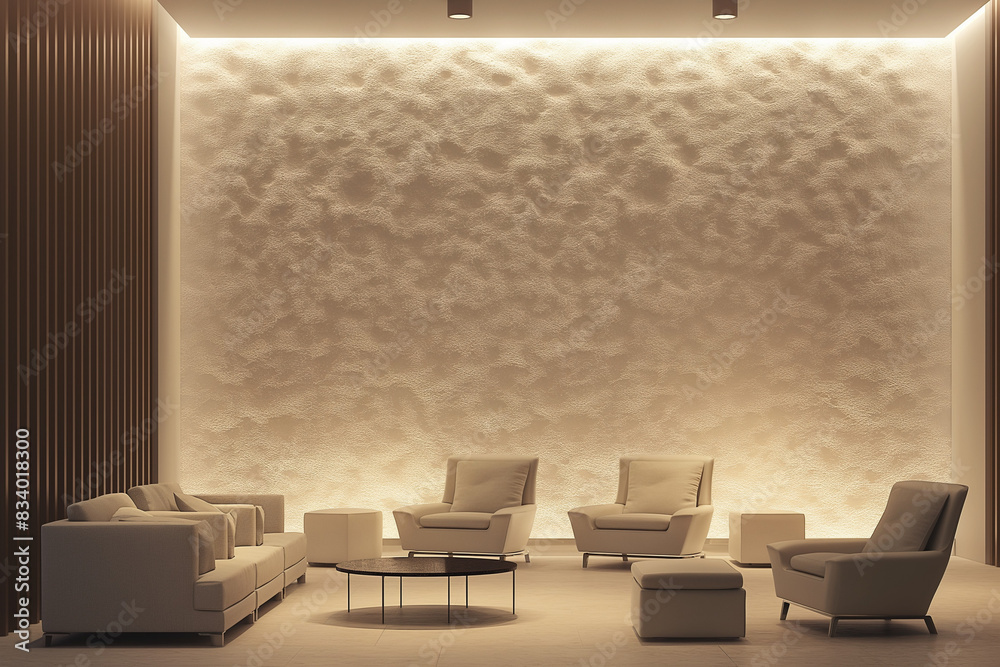 interior of a room with a chair,A modern minimal lounge and living room interior design complemented by a captivating wall texture background interior of a room with a chair,A modern minimal lounge and living room interior design complemented by a captivating wall texture background