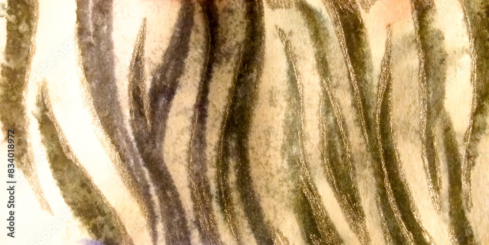 Brushes Print. Zebra Pattern. Multi Textiles Brushes Print. Zebra Pattern. Multi Textiles