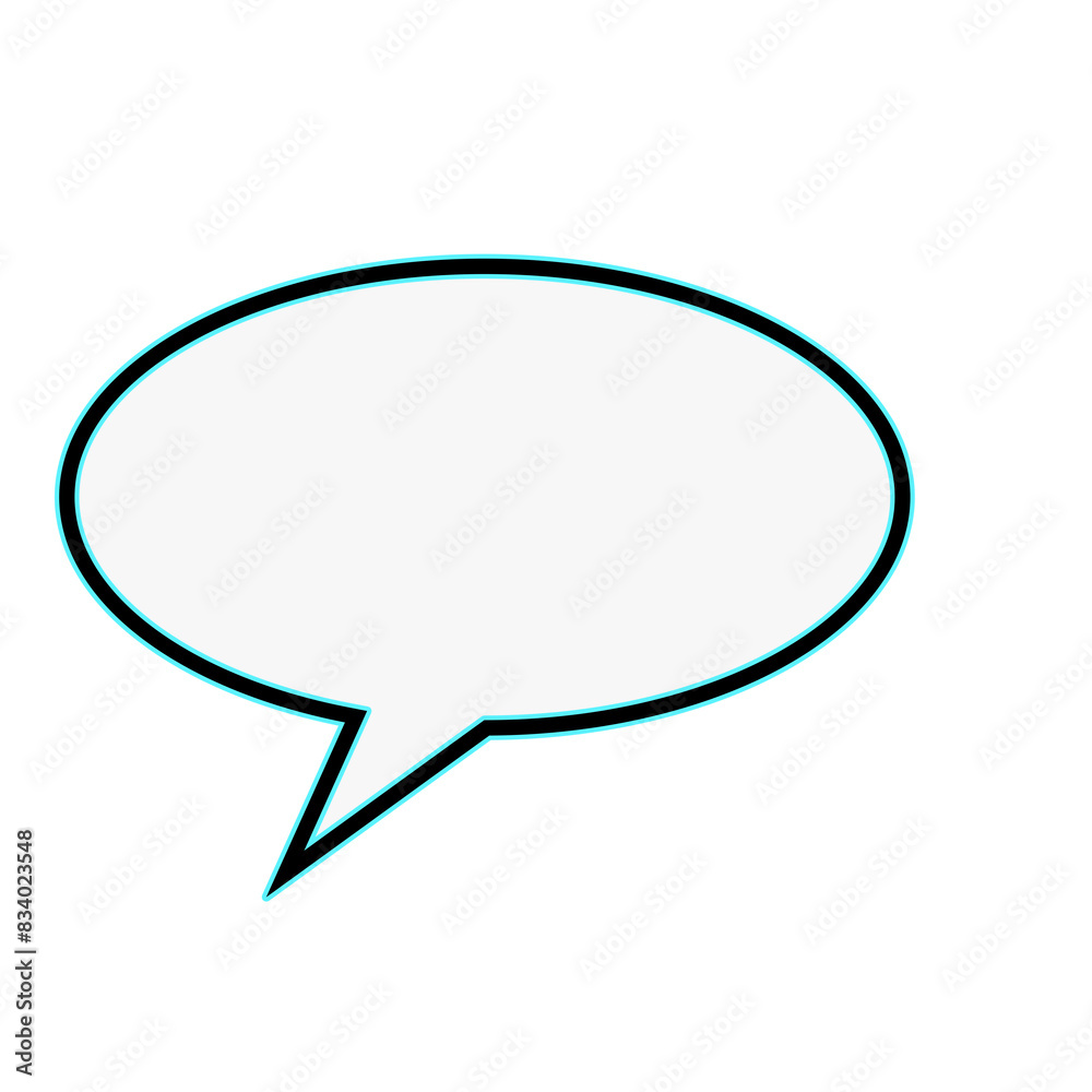 White Speech Bubble Label Talk Box Banner White Speech Bubble Label Talk Box Banner