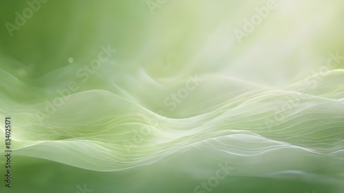 Abstract Lime Fabric Texture With Light Generative AI