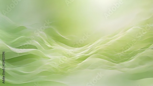 Abstract Lime Fabric Texture With Light Generative AI