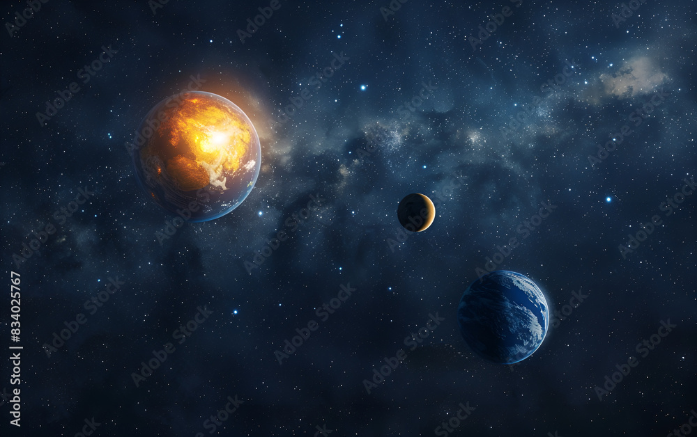 Astrology astronomy earth outer space solar system. planet in space. cosmic image showcasing the vastness of space with galaxies, stars, nebulae, and planets. cinematic galaxy with vibrant planets . Astrology astronomy earth outer space solar system. planet in space. cosmic image showcasing the vastness of space with galaxies, stars, nebulae, and planets. cinematic galaxy with vibrant planets .