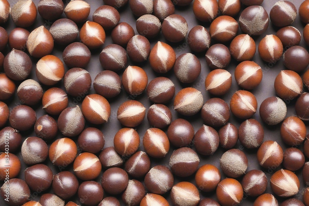 close up of hazelnuts close up of hazelnuts