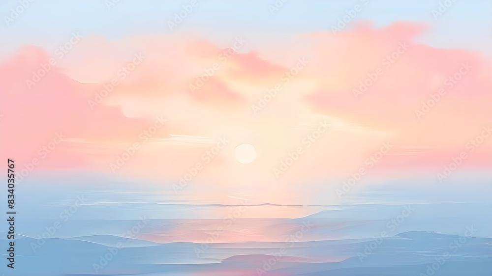 Obraz premium Abstract minimalist landscape background