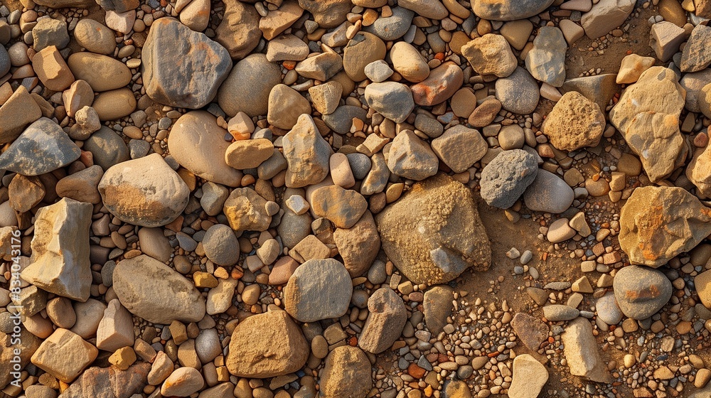 Naklejka premium Texture background of gravel