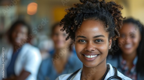 Smiling Woman With Stethoscope