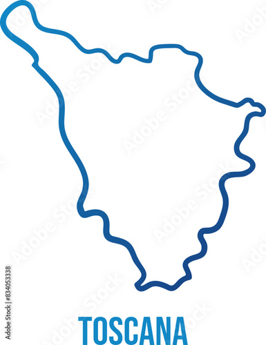 Toscana region abstract linear map