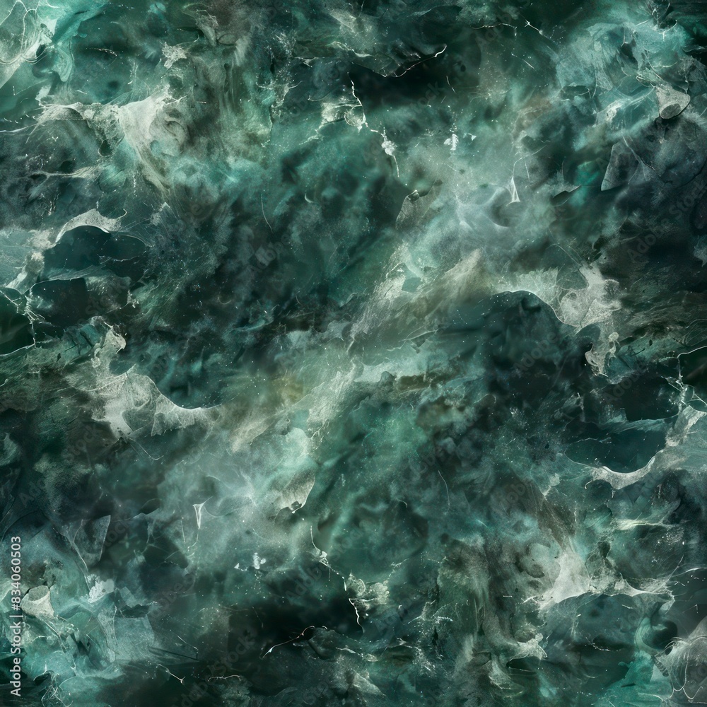 Fototapeta premium Green marble texture background. Seamless pattern background of a green marble texture