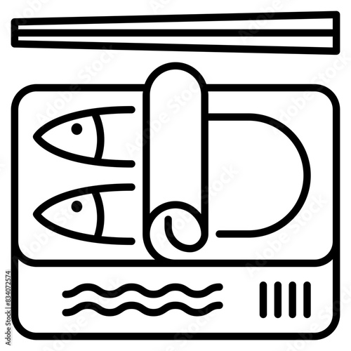 canned food icon illustration