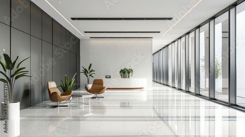 modern office loby, minimalist, --ar 16:9 Job ID: a2ccd01d-c187-48d5-b627-044d3f192600