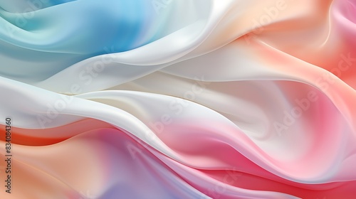 pastel colorful white silk clothing texture