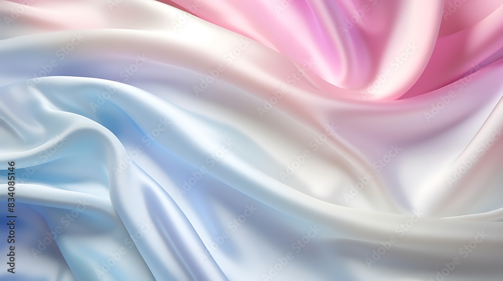 Obraz premium pastel colorful white silk clothing texture