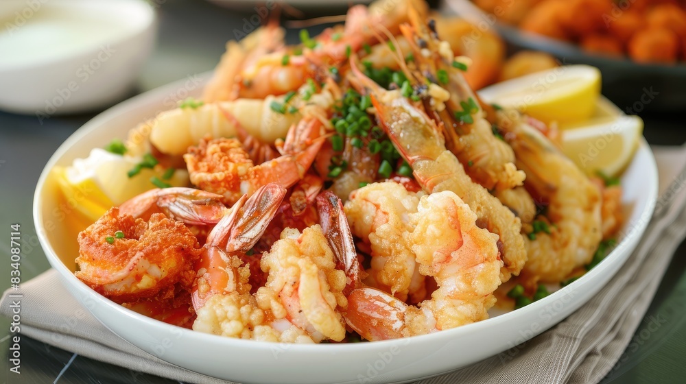 Fried Assorted Seafood Fried Assorted Seafood