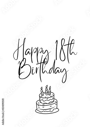 Happy 18 th birthday  photo